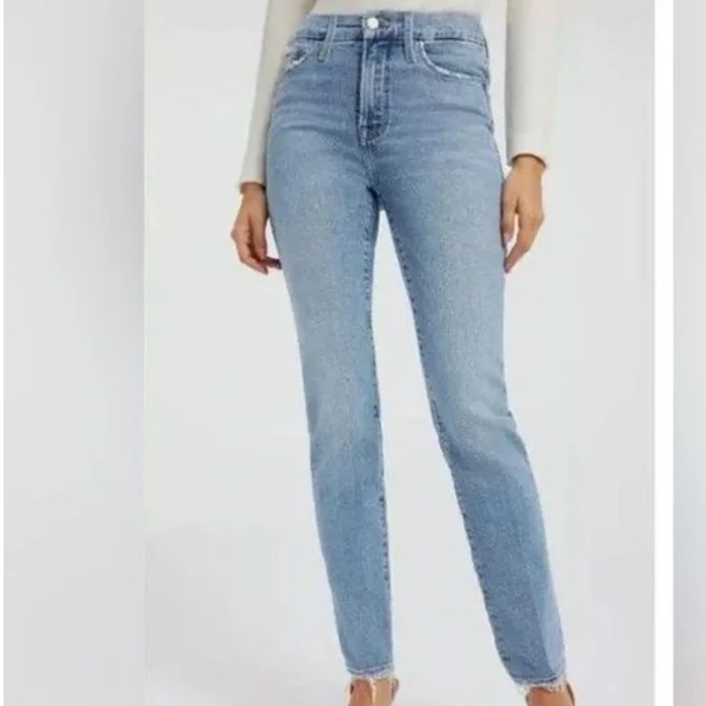 Good American High Rise Women Jeans - Light Blue